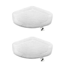 Polti Vaporetto Kit of 2 Cloths for Steam Mops and Smart Cleaner with Vaporforce Brush