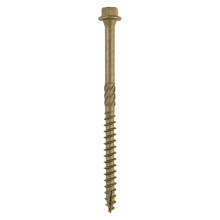 TIMCO Timber Screw ? Hex Head ? Exterior Green ? 6.7 x 100 - Box of 50
