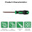 Bit Driver Nut Driver with Nonslip Handle and Strong Tip Screwdriver Handle for Holding Bit Screws 8