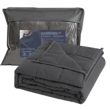 Good Nite Weighted Blanket Therapy Blanket for Adults Grey Double Heavy Weight Blankets for Improve Sleep Relaxes the Body (Grey,125x180cm,6 kg)