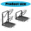 Support de couvercle en acier au carbone avec support plat et ventouse 3