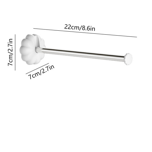 Perchero plegable de pared de acero inoxidable1 2