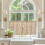 Short Linen Curtains Polyester Bedroom Kitchen Door Cabinet 2