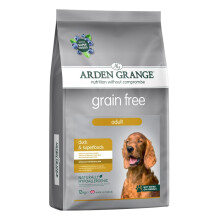 Arden Grange Grain Free Adult Duck & Superfoods Dry Dog Food 12 kg - 43% Duck with Sweet Potato - Hypoallergenic Recipe with Prebiotics, Joint Support