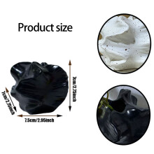 Decorative Resin Corals Flower Vases Shatterproof for-White