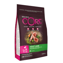 Wellness CORE Lamb 5 kg, Lamb ? Dry Dog Food for Small Breeds, Grain-Free, Natural, Hypoallergenic, Protein-Rich, High Meat Content, Supports Healthy