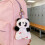 Chaveiro de pelúcia mini panda 4