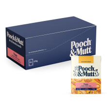Pooch & Mutt - Puppy, Complete Wet Dog Food Grain Free, Dry Dog Food Topper, Chicken Flavour, 12x375g (packaging may vary)