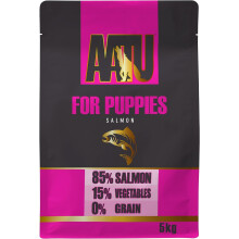 AATU 85/15 Complete Dry Puppy Food, Salmon 5kg - Dry Food Alternative to Raw Feeding, High Protein. No Nasties, No Fillers.