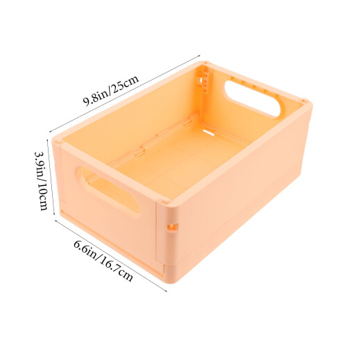 Worgeous Organizer Κουζίνας Μίνι Ψυγεία Πτυσσόμενα Κάδοι Αποθήκευσης Πορτοκαλί 1
