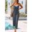 Mawalde Dame Casual Jumpsuits Blå-Grå L 4