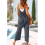 Mawalde Dame Casual Jumpsuits Blå-Grå L 7
