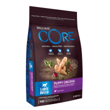 Wellness CORE Puppy 10 kg, Chicken ? Dry Dog Food for Large Breed Puppies, Grain-Free, Natural, Hypoallergenic, Protein-Rich, High Meat Content,