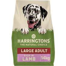 Harringtons Complete Large Breed Dry Adult Dog Food Lamb & Rice 14kg - Made with All Natural Ingredients