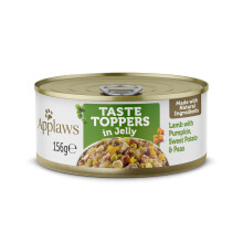 Applaws Natural Wet Dog Food Tins, Grain Free Lamb with Vegetables in Jelly, 156g (Pack of 12)
