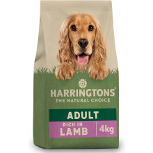 Harringtons Complete Dry Adult Dog Food Lamb & Rice 4kg (Pack of 3) - Made with All Natural Ingredients