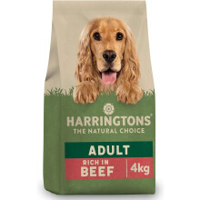 Harringtons Complete Dry Adult Dog Food Beef & Rice 4kg (Pack of 3) - Made with All Natural Ingredients