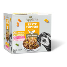 Applaws 100% Natural Wet Dog Food , Chicken and Fish Selection in Broth 156 g Tin (16 x 156 g Tins)