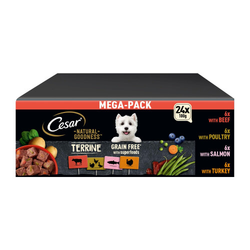 Cesar CESAR Natural Goodness Mixed Selection in Loaf 24x100g