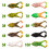 Δόλωμα Double Helix Soft Shad με Ουρά Paddle – Πακέτο των 2 4