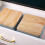 Bread Box Metal Embossed with Bamboo Lid Blue 5