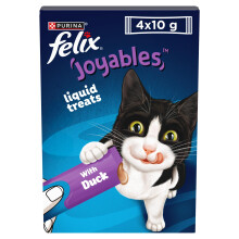 FELIX Joyables Duck Liquid Cat Treat 4x10g (Pack of 11)