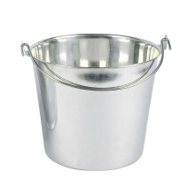 Kr?ger - 9 L stainless steel bucket, Silver