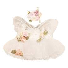 Princess Dress Set for 15-17cm Dolls White Summer