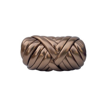 Metallic Milky Silk Yarn 16.4YardX25mm Braiding Thread For-12