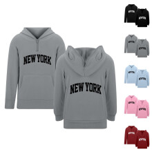 Hoodies en sweatshirts voor jongens met letterprint, pullover met ritssluiting en zakken, ideaal voor casual school- en buitenactiviteiten.
