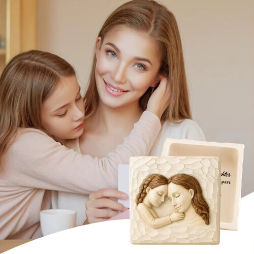 Decorative Box Sculpted Hand-Painted Keepsakes Box Mother Day 1