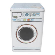 Washing Powder Storage, Washing Powder Storage Container Dispenser Metal Laundry Detergent Canister Container, Laundry Powder Bin for Fabric Softener,