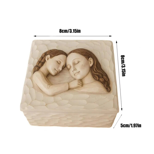 Decorative Box Sculpted Hand-Painted Keepsakes Box Mother Day 2