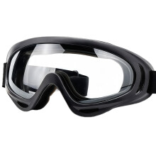 Gafas de esquí UV400 con lentes esféricas y tinte multicolor.