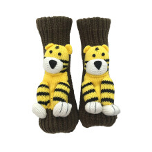 3D-Cartoon-Stricksocken, rutschfest, verdickt, Winterwärme,-G
