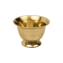 Spillbox Brass Chandhan Bowl | Kumkum | Turmeric | Sandal | Haldi | Bowl | Pooja | Puja | Holder | Roli | Stand | Multipurpose for Temple