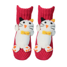 Holiday Character Socks Slip proof Thermal Footwear For-B