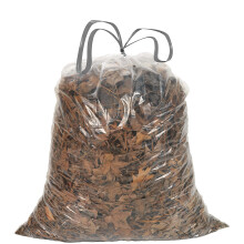 Aluf Plastics 39 Gallon 1.0 MIL Clear Drawstring Trash Bags - 33" x 40" - Pack of 70 - For Home, Kitchen, Bathroom, & Office