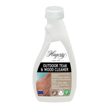 Hagerty Teak & Exterior Wood Cleaner, Colourless Cleaning of Stubborn Dirt and Stains for Teak Wood and Other Wood Types, Retains the Natural Matte