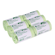 6 Litre Compostable Caddy Liners for Food Waste/Caddy Bags - 300 Liners