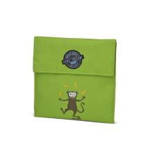 Pack n' Snack Sandwich Bag with Magnetic Closure Reusable Sandwich Bag Toast Bag for Panini Snacks Lunch Bread, 18 x 18 x 0.5 cm Lime