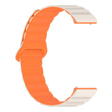 Siliconen sportarmband met stevige sluiting voor smartwatches van 18 mm/20 mm/22 mm. Verkrijgbaar in verschillende kleuren.