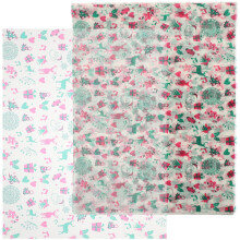 CAXUSD 100Pcs Xmas Grease Proof Paper Liners for Baking Fried Food Sandwich Wrapping Disposable Decorative Paper Liners for BBQ Picnic Food