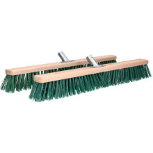 ToolSpace 2x Sweeping Brush 60 Cm For Roads And Paving, Road Broom, For Outdoor Use, Garden Broom, Brush