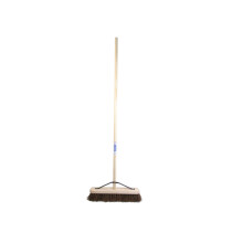 Faithfull 18-inch Stiff Basse Broom with Handle and Stay
