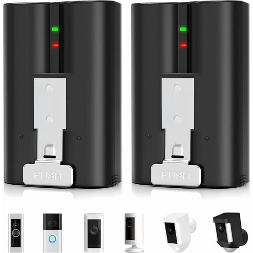Replacement Batteries for Ring Wireless Doorbell 2/3/4 Plus