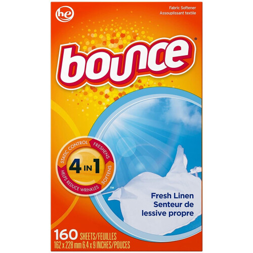 Bounce Fresh Linen Fabric Softener Sheets 160 Count