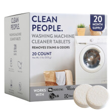 Clean People Washing Machine Cleaner - Eco-Friendly Washing Machine Cleaner to Remove Odor Dirt and Scale Build-up - Front Load and Front Load Washing