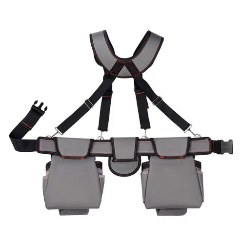 Ergonomický opasek na nářadí s více kapsami a 2