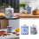 Ceramic Storage Jar Multifunctional Tea Salt-blue and white 3